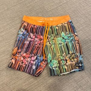 RVCA artist network program board shorts